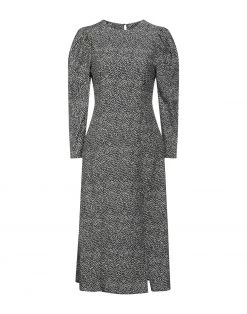 EMMA & GAIA Midi Dress For Women Black