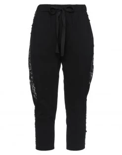 EMMA & GAIA Cropped Pants & Culottes For Women Black