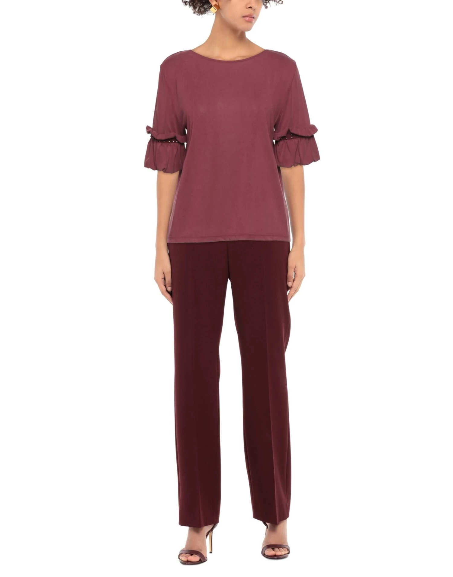 EMMA & GAIA T-shirt For Women Maroon - Image 2