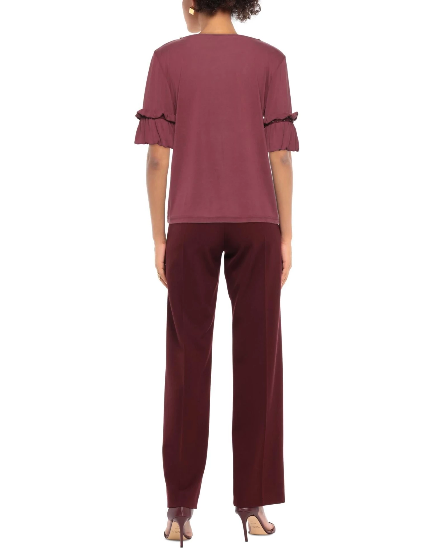 EMMA & GAIA T-shirt For Women Maroon - Image 3