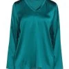 EMMA & GAIA Blouse For Women Acid Green