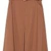 EMMA & GAIA Midi Skirt For Women Cocoa