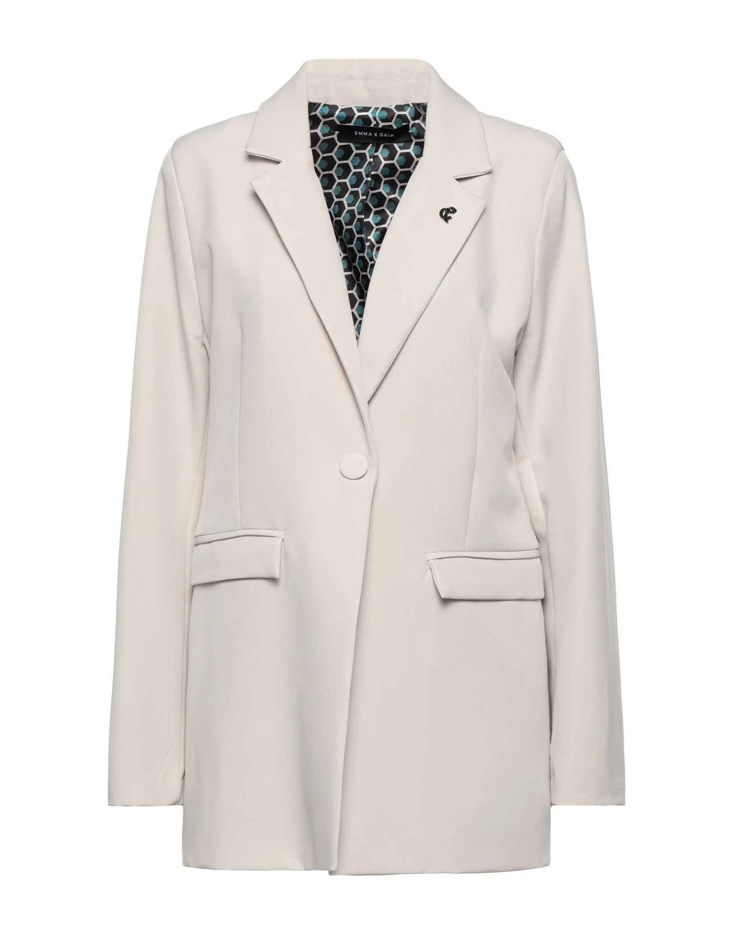 EMMA & GAIA Blazer For Women Beige - Image 5