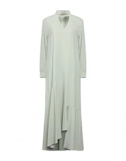 EMMA & GAIA Midi Dress For Women Sage Green