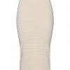 EMMA & GAIA Midi Skirt For Women Beige