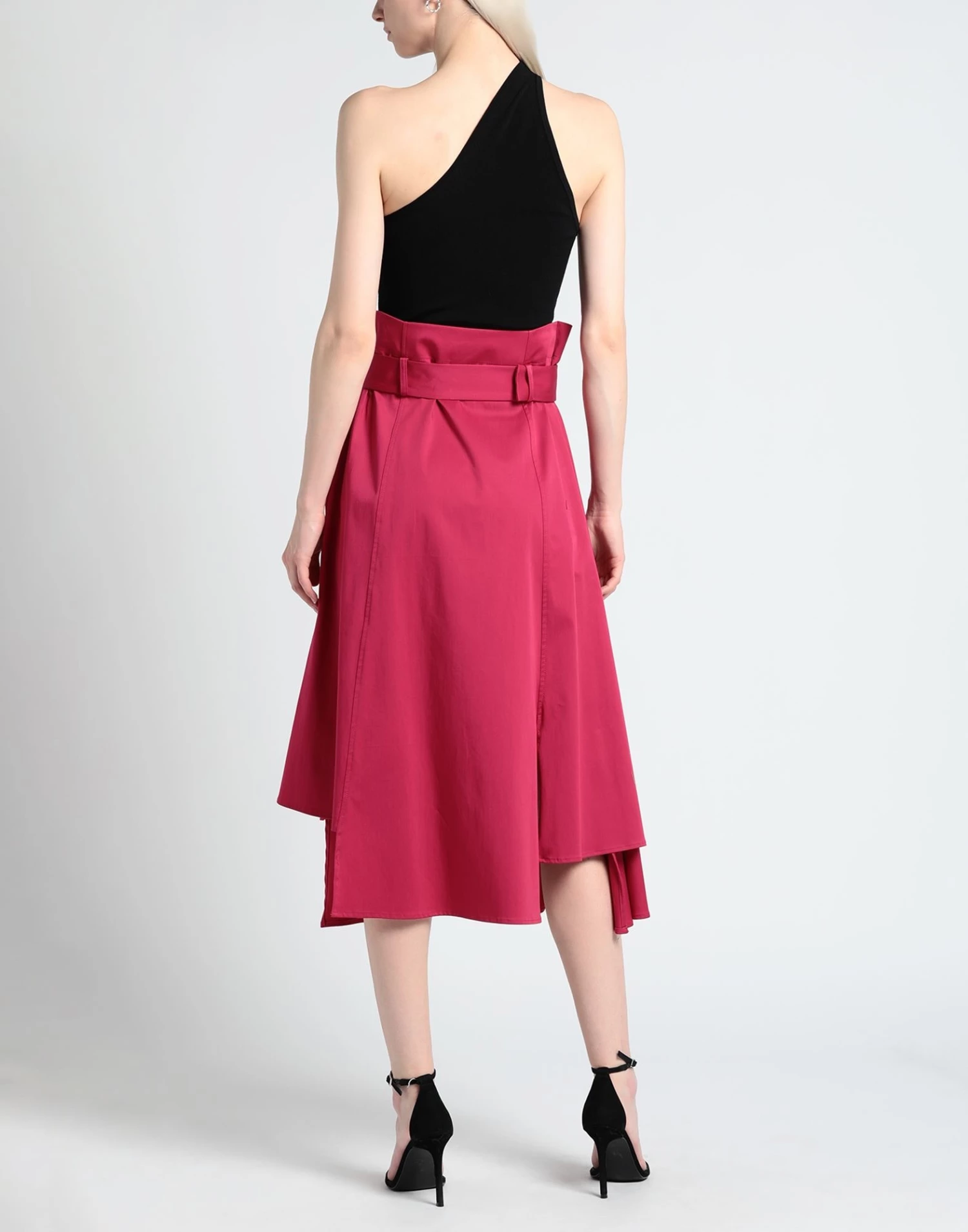 EMMA & GAIA Midi Skirt For Women Fuchsia - Image 3