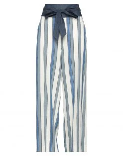 EMMA & GAIA Casual Pants For Women Blue