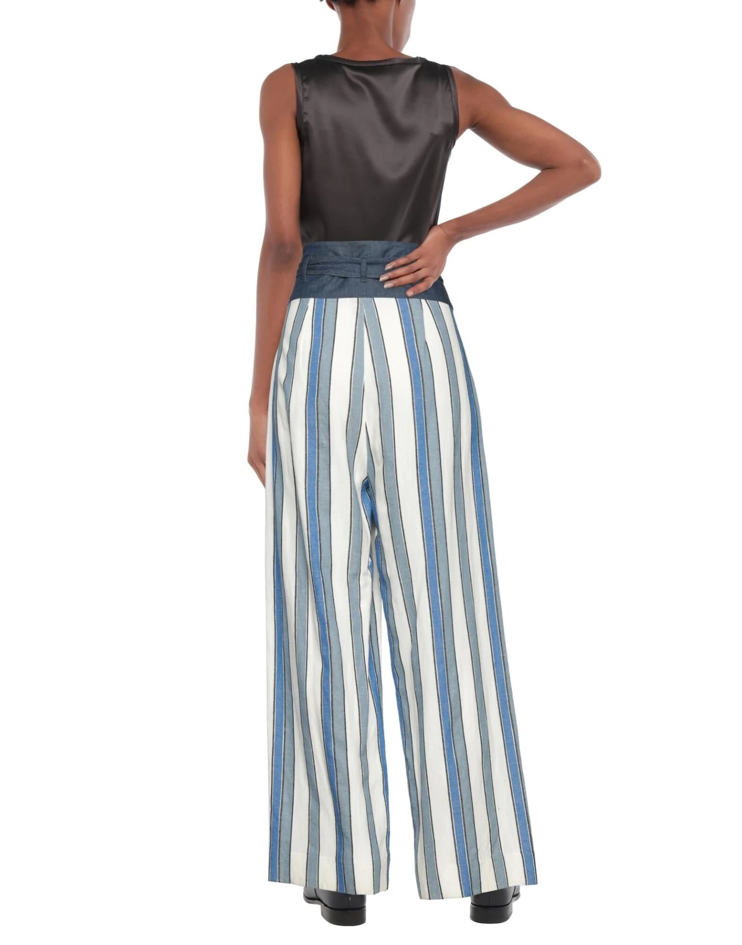 EMMA & GAIA Casual Pants For Women Blue - Image 3