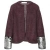 EMMA & GAIA Cardigan For Women Deep Purple