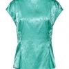 EMMA & GAIA Blouse For Women Emerald Green