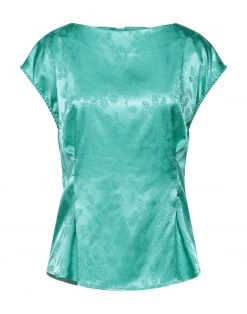 EMMA & GAIA Blouse For Women Emerald Green