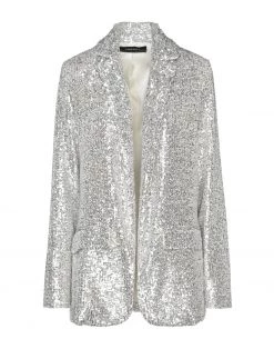 EMMA & GAIA Blazer For Women Silver