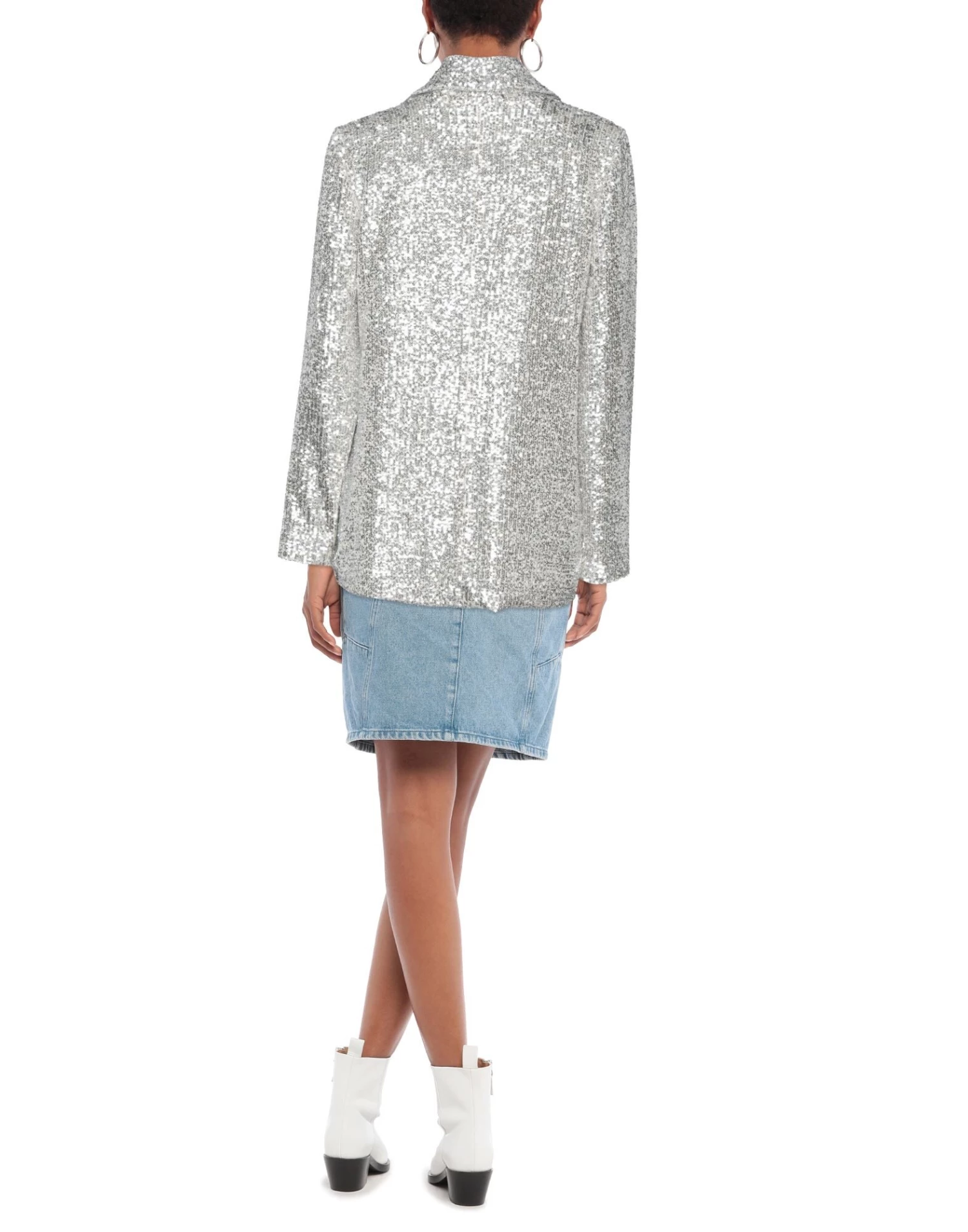 EMMA & GAIA Blazer For Women Silver - Image 3