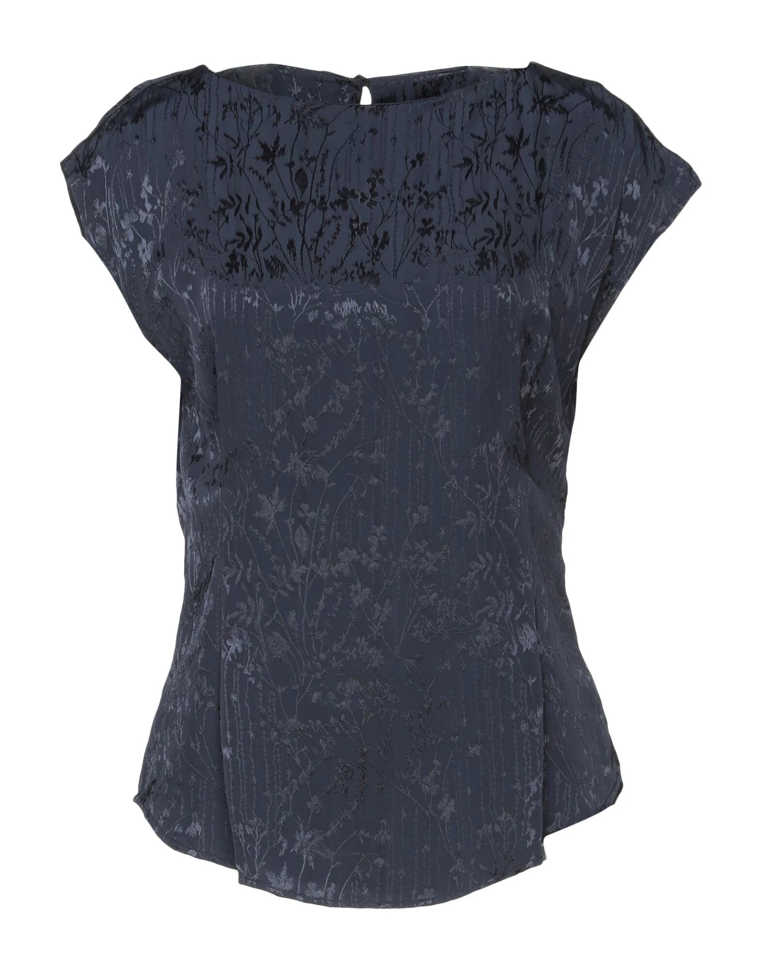 EMMA & GAIA Blouse For Women Dark Blue
