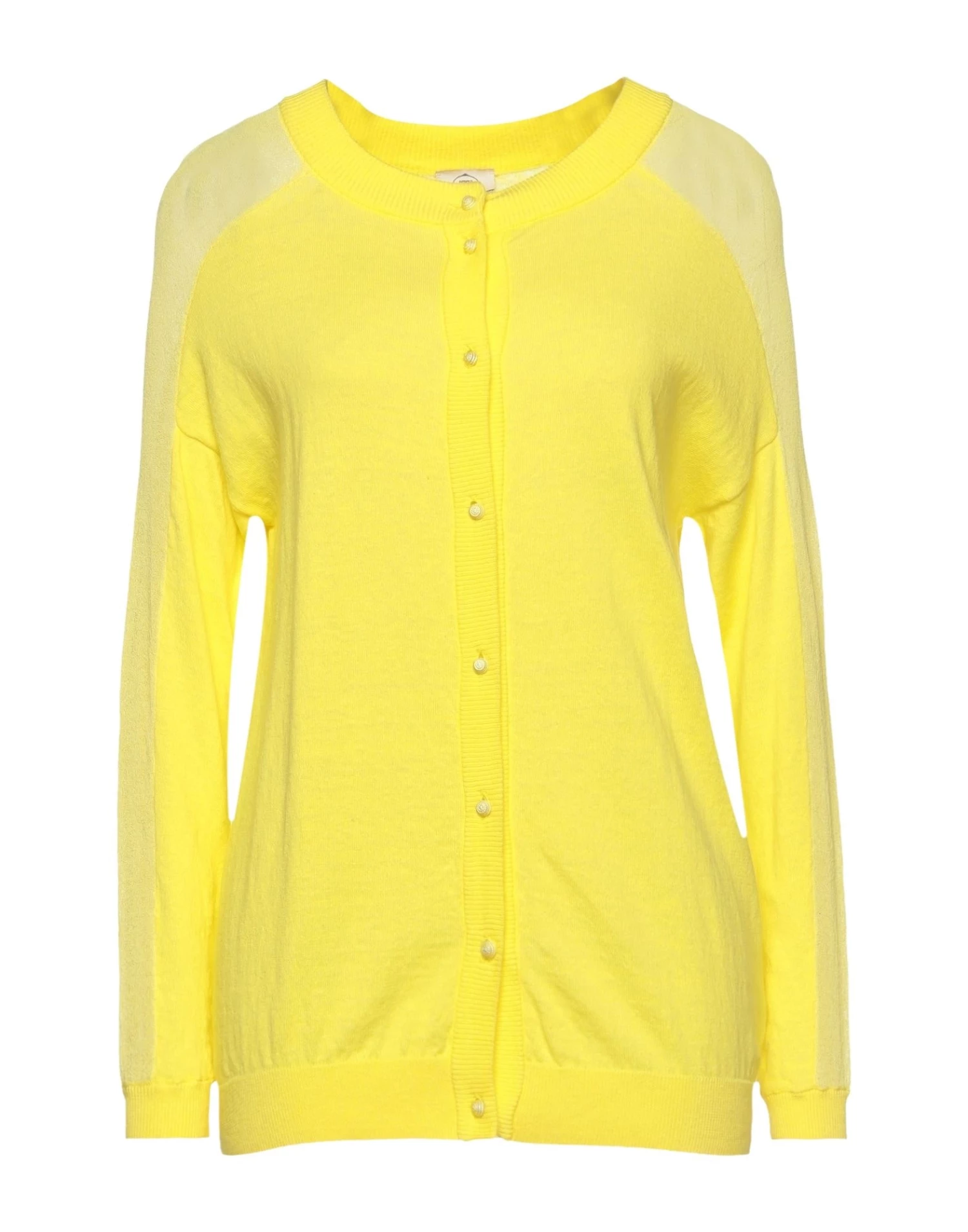 EMMA & GAIA Cardigan For Women Yellow