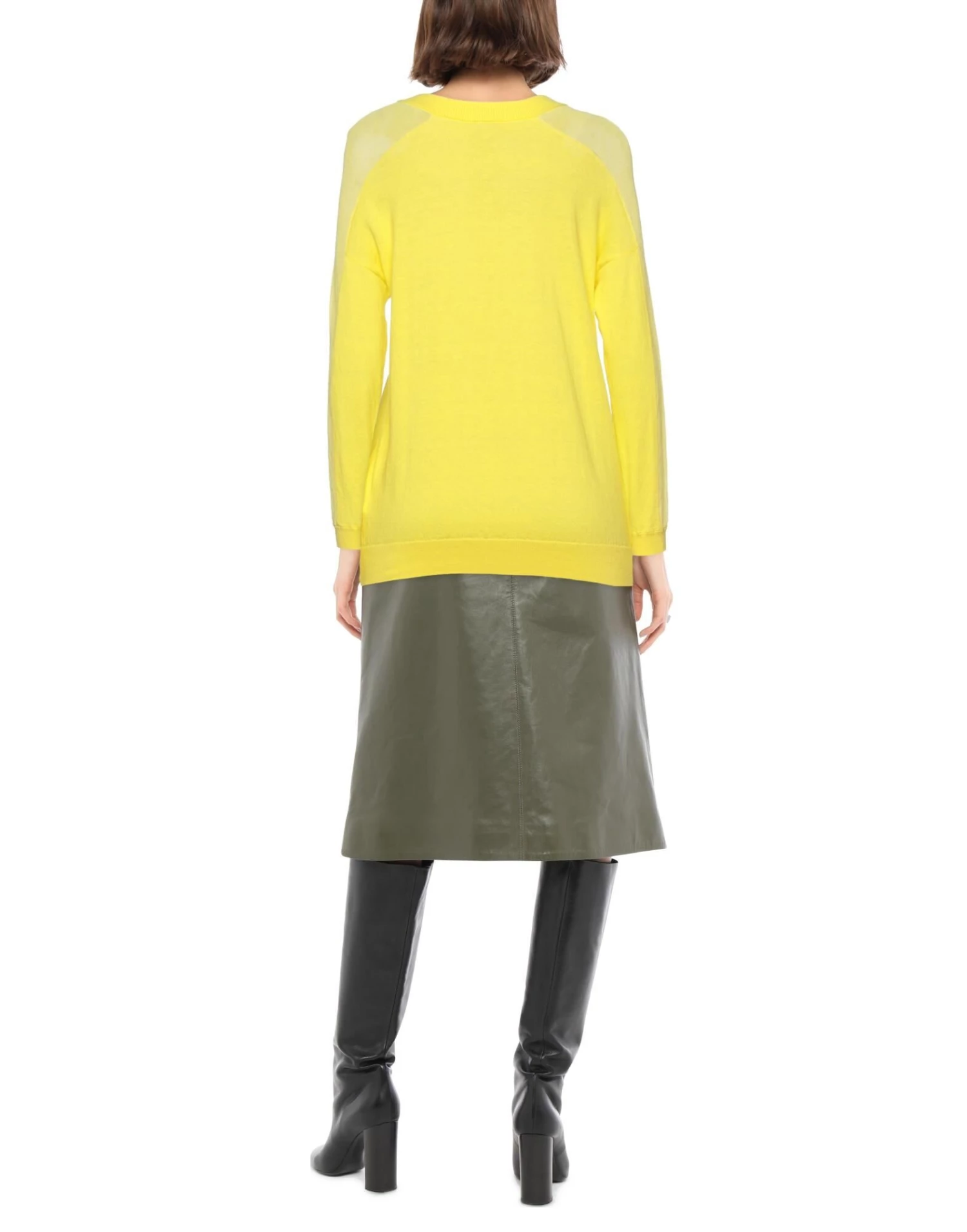 EMMA & GAIA Cardigan For Women Yellow - Image 3