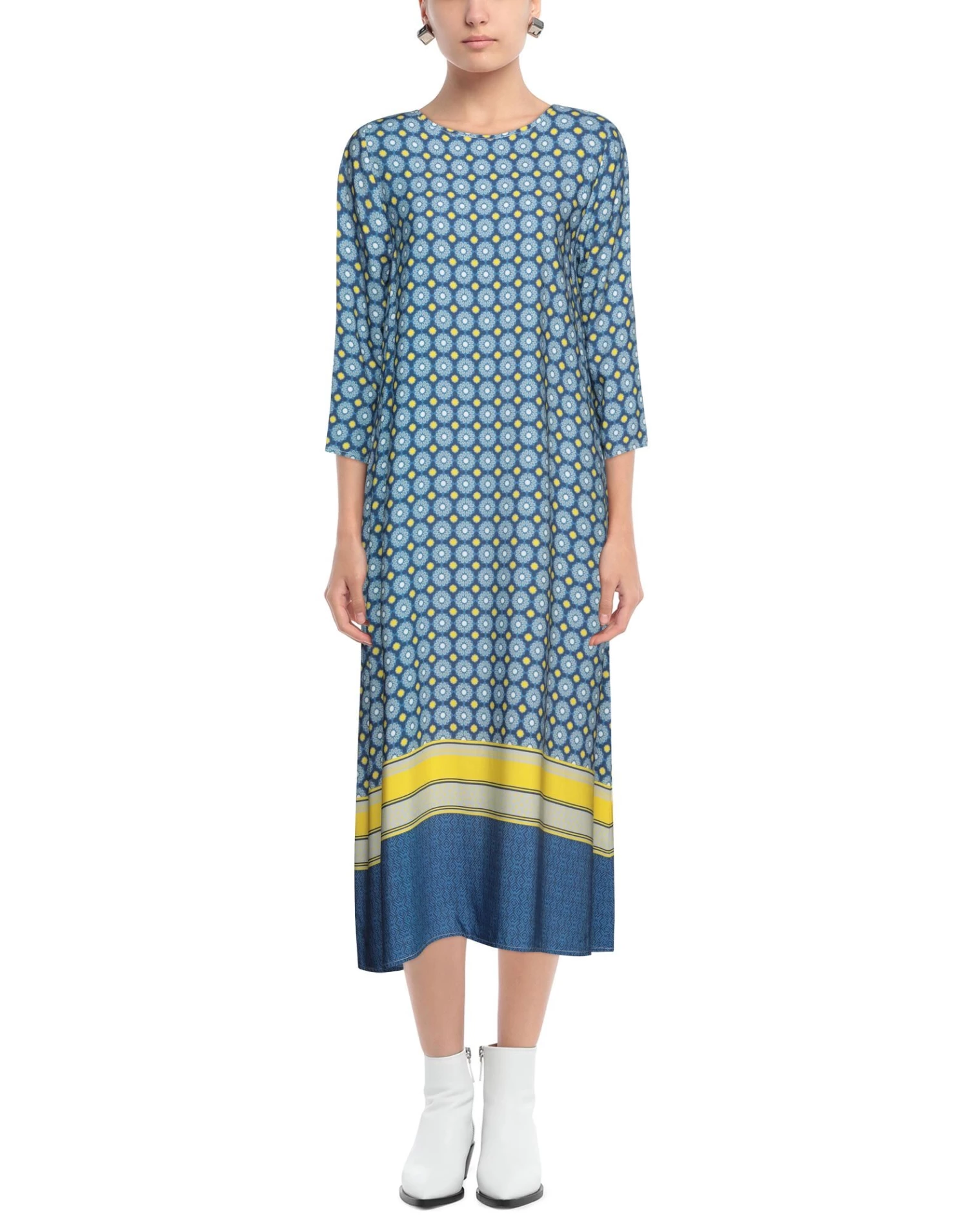 EMMA & GAIA Midi Dress For Women Azure - Image 2