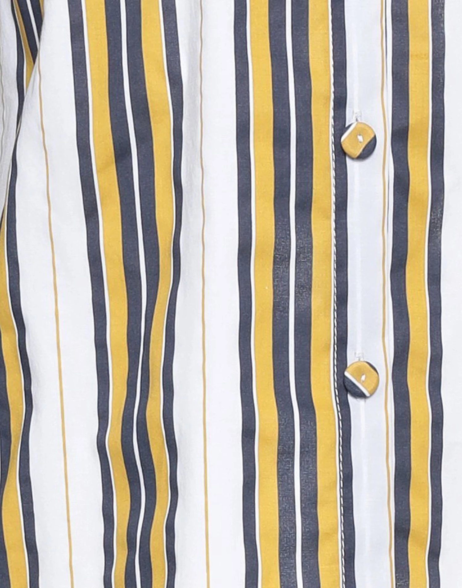 EMMA & GAIA Striped Shirt For Women Ocher - Image 4