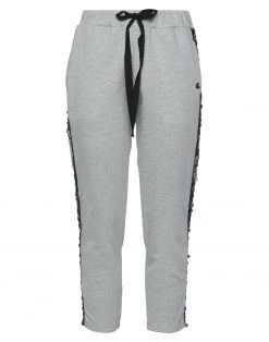 EMMA & GAIA Casual Pants For Women Light Grey