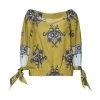 EMMA & GAIA Blouse For Women Acid Green