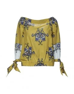 EMMA & GAIA Blouse For Women Acid Green