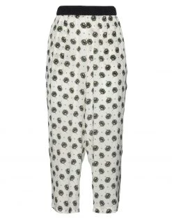 EMMA & GAIA Casual Pants For Women White