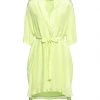 EMMA & GAIA Short Dress For Women Acid Green