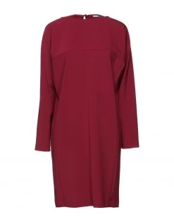 EMMA & GAIA Short Dress For Women Maroon