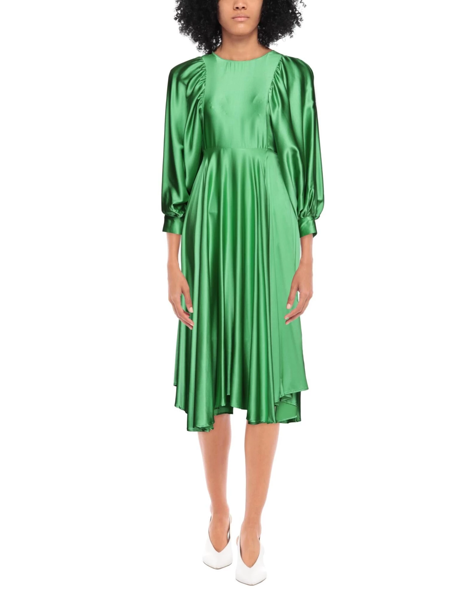EMMA & GAIA Midi Dress For Women Green - Image 2