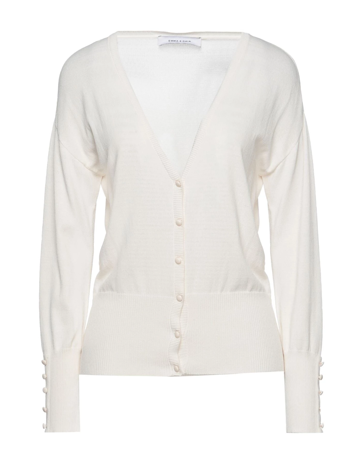 EMMA & GAIA Cardigan For Women White