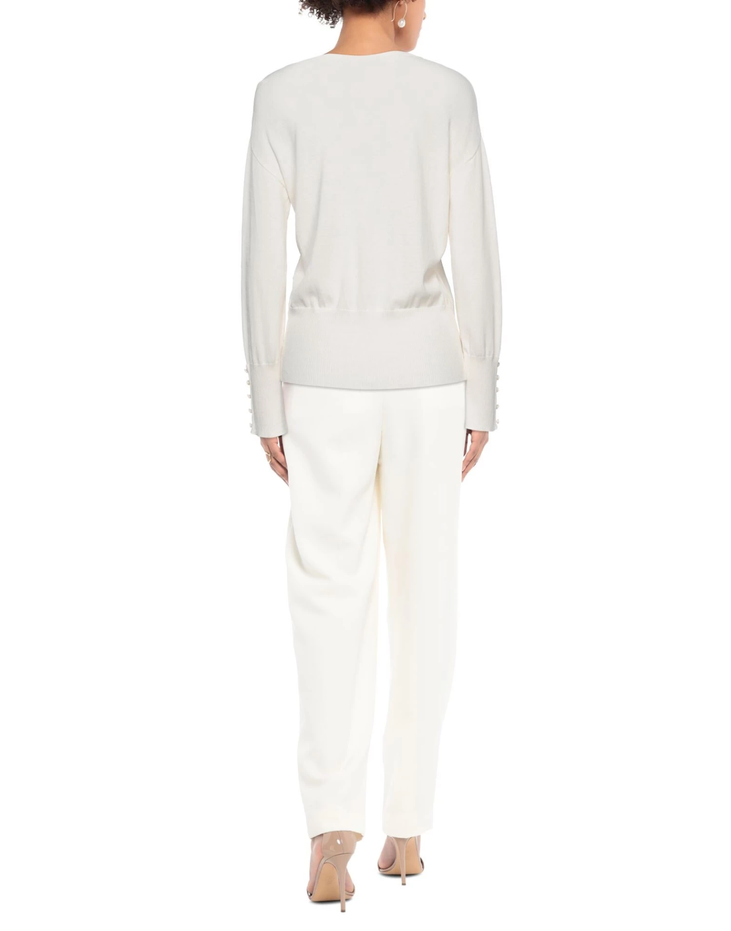 EMMA & GAIA Cardigan For Women White - Image 3