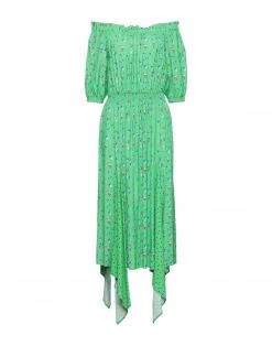 EMMA & GAIA Midi Dress For Women Light Green