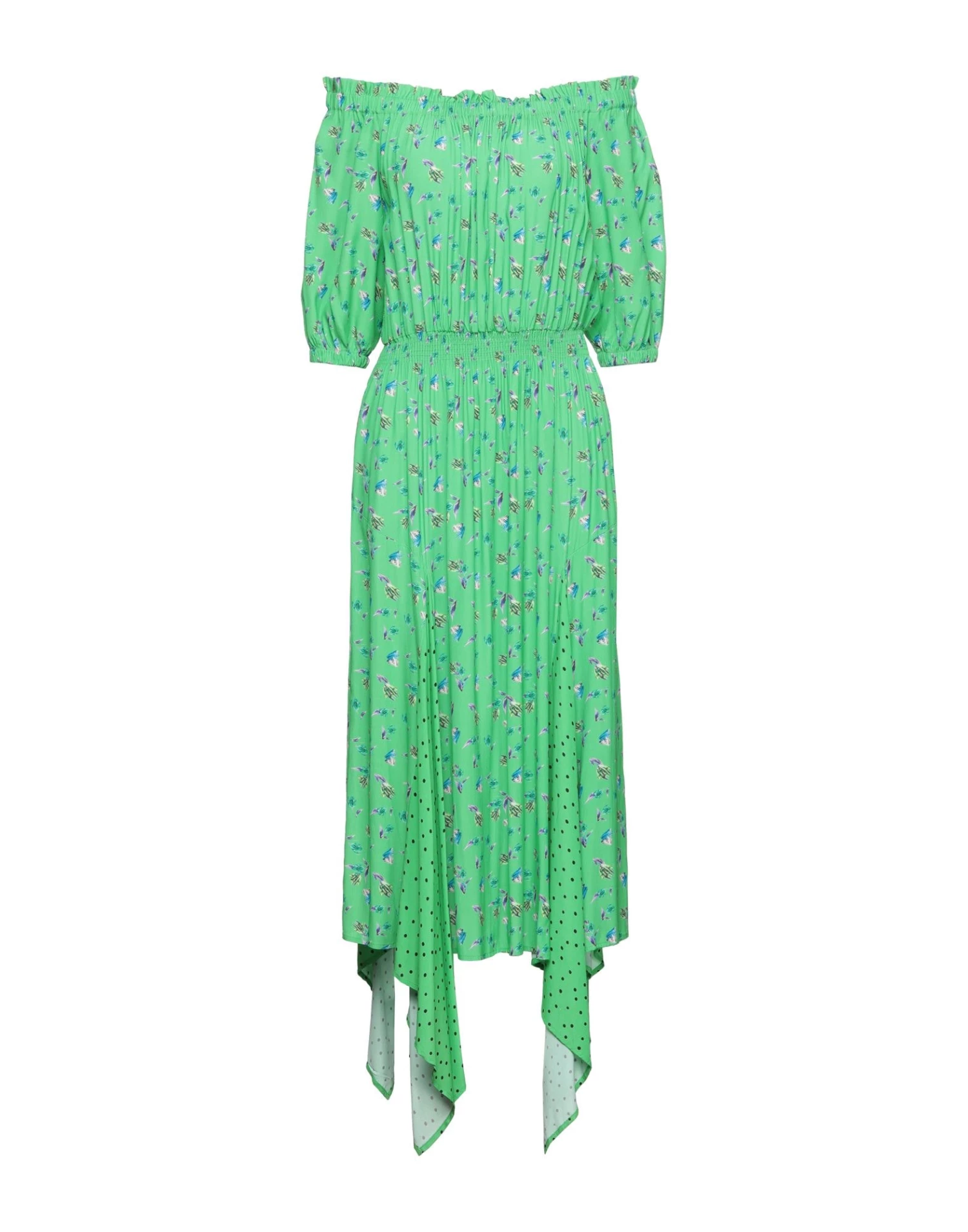 EMMA & GAIA Midi Dress For Women Light Green