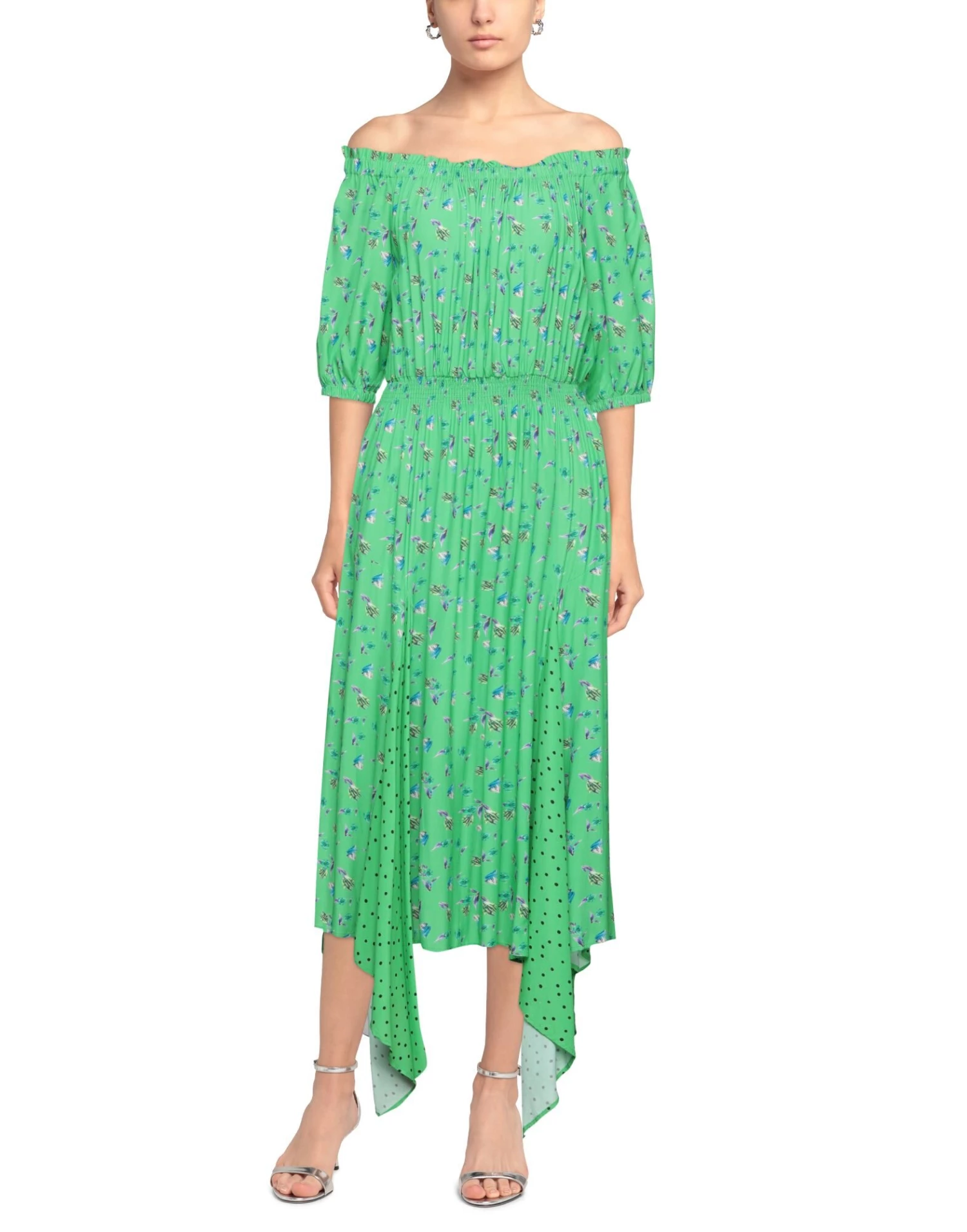 EMMA & GAIA Midi Dress For Women Light Green - Image 2
