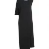 EMMA & GAIA Midi Dress For Women Black