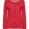 EMMA & GAIA Cardigan For Women Red