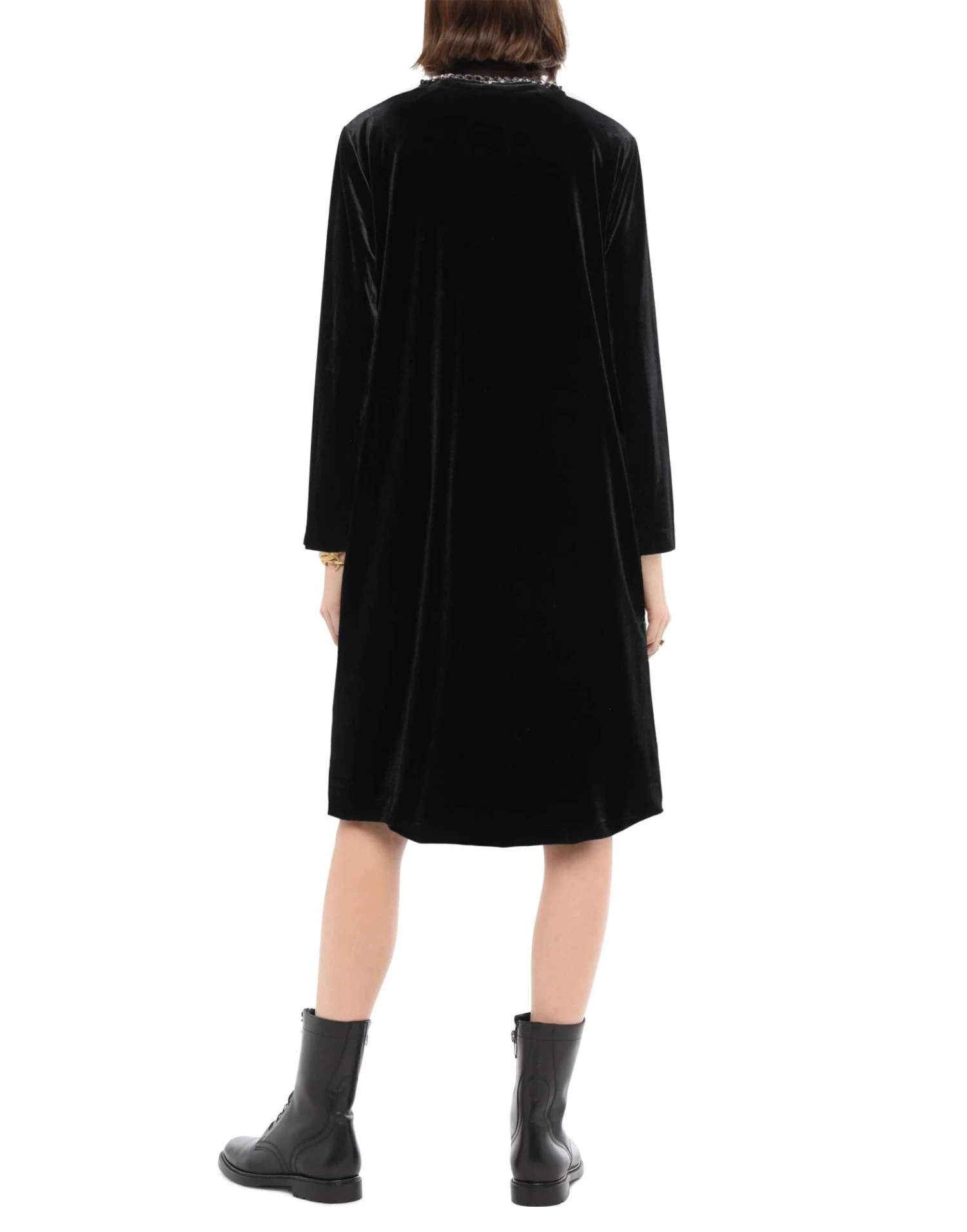 EMMA & GAIA Full-length Jacket For Women Black - Image 3