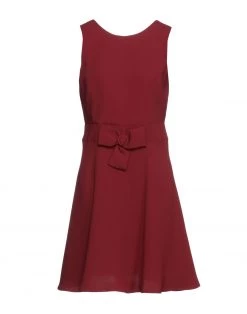 EMMA & GAIA Short Dress For Women Brick Red