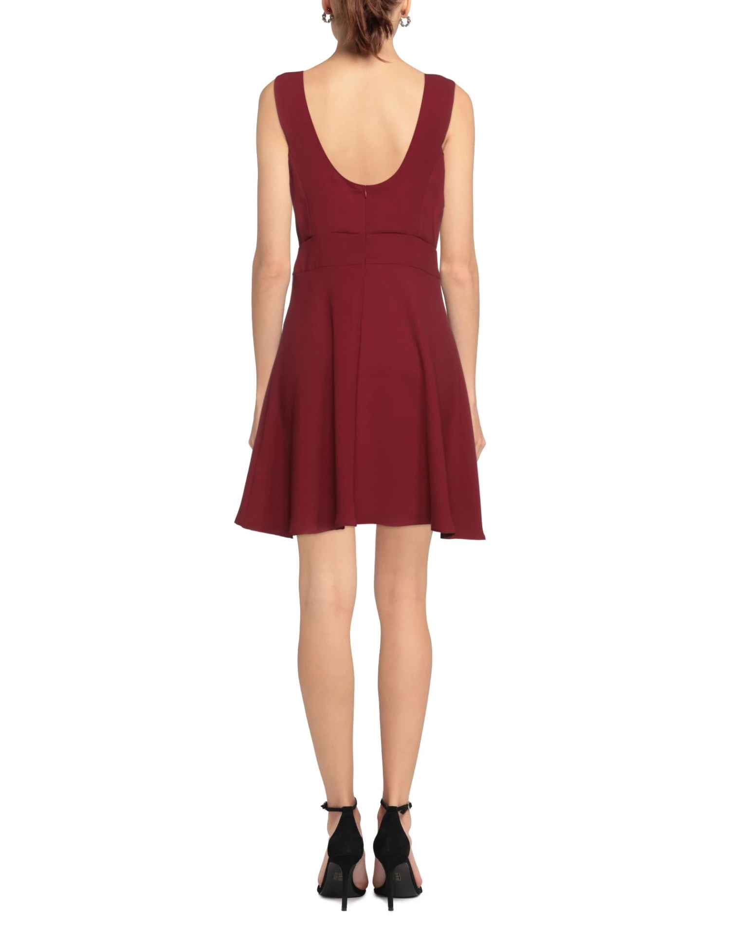 EMMA & GAIA Short Dress For Women Brick Red - Image 3