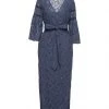 EMMA & GAIA Long Dress For Women Dark Blue