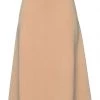 EMMA & GAIA Midi Skirt For Women Sand