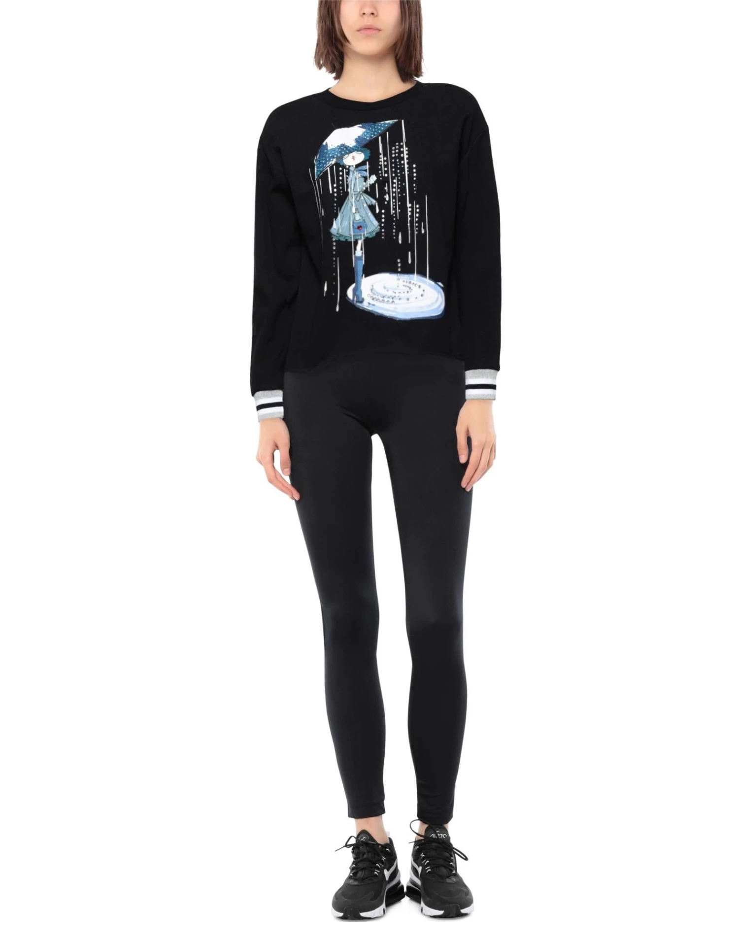 EMMA & GAIA Sweatshirt For Women Black - Image 2