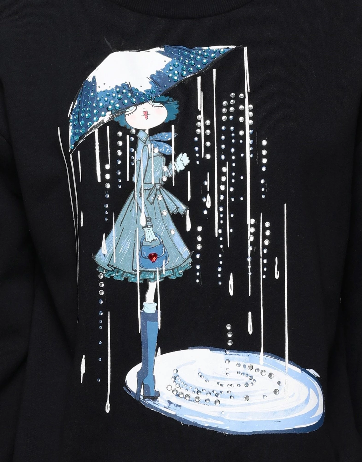 EMMA & GAIA Sweatshirt For Women Black - Image 4