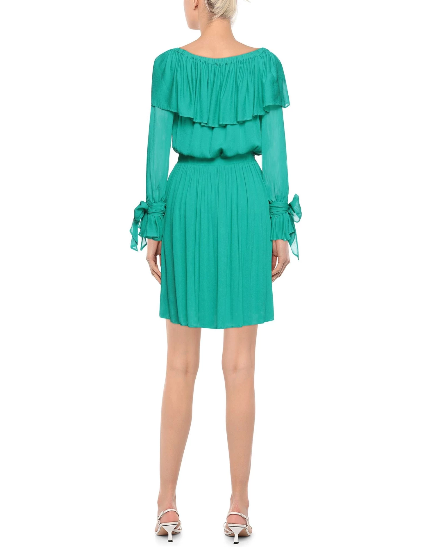 EMMA & GAIA Midi Dress For Women Emerald Green - Image 3