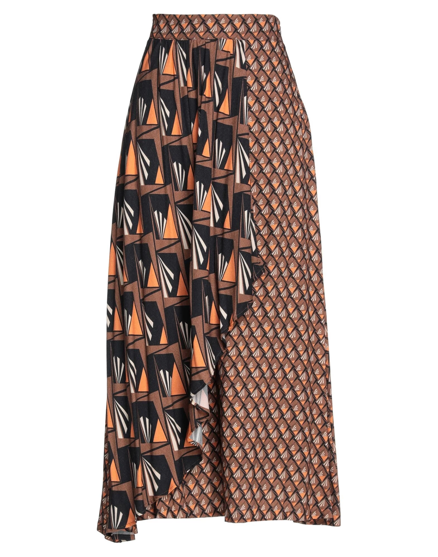 EMMA & GAIA Maxi Skirts For Women Military Green - Image 5