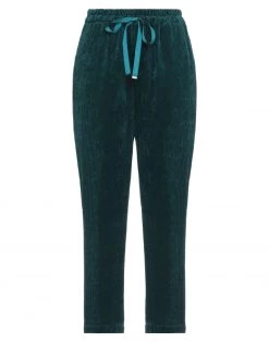 EMMA & GAIA Casual Pants For Women Deep Jade