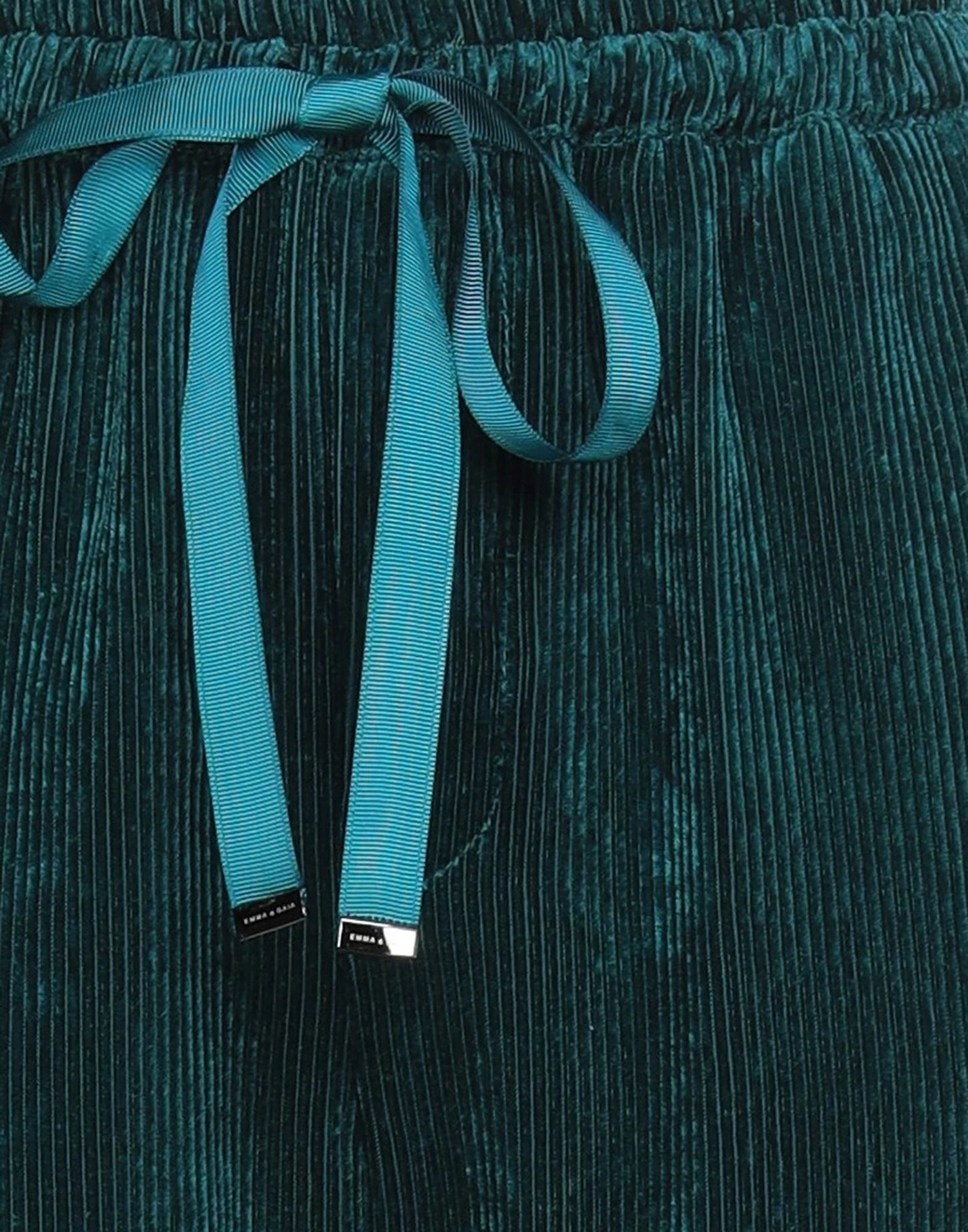 EMMA & GAIA Casual Pants For Women Deep Jade - Image 4