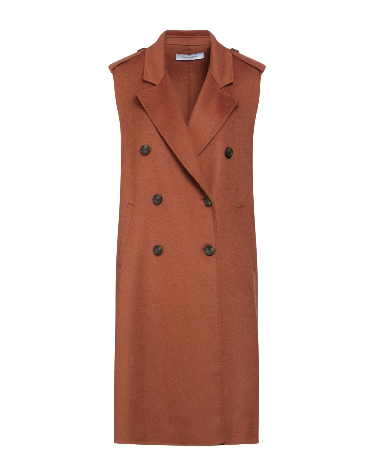 EMMA & GAIA Coat For Women Brown - Image 5
