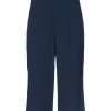 EMMA & GAIA Cropped Pants & Culottes For Women Black