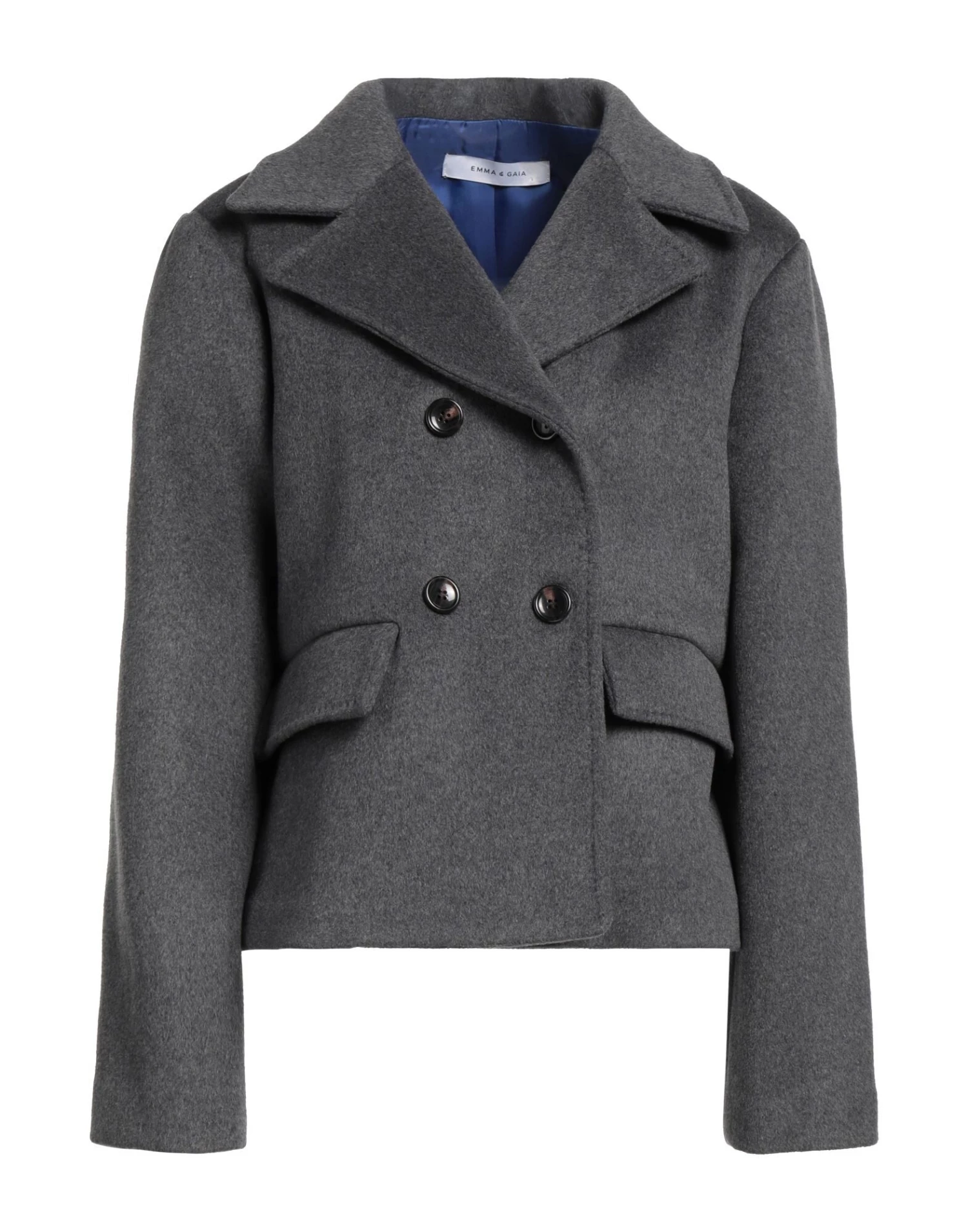 EMMA & GAIA Coat For Women Grey